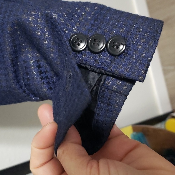 Reiss Women's Blazer, Color Navy Blue, Size M - Picture 8 of 17